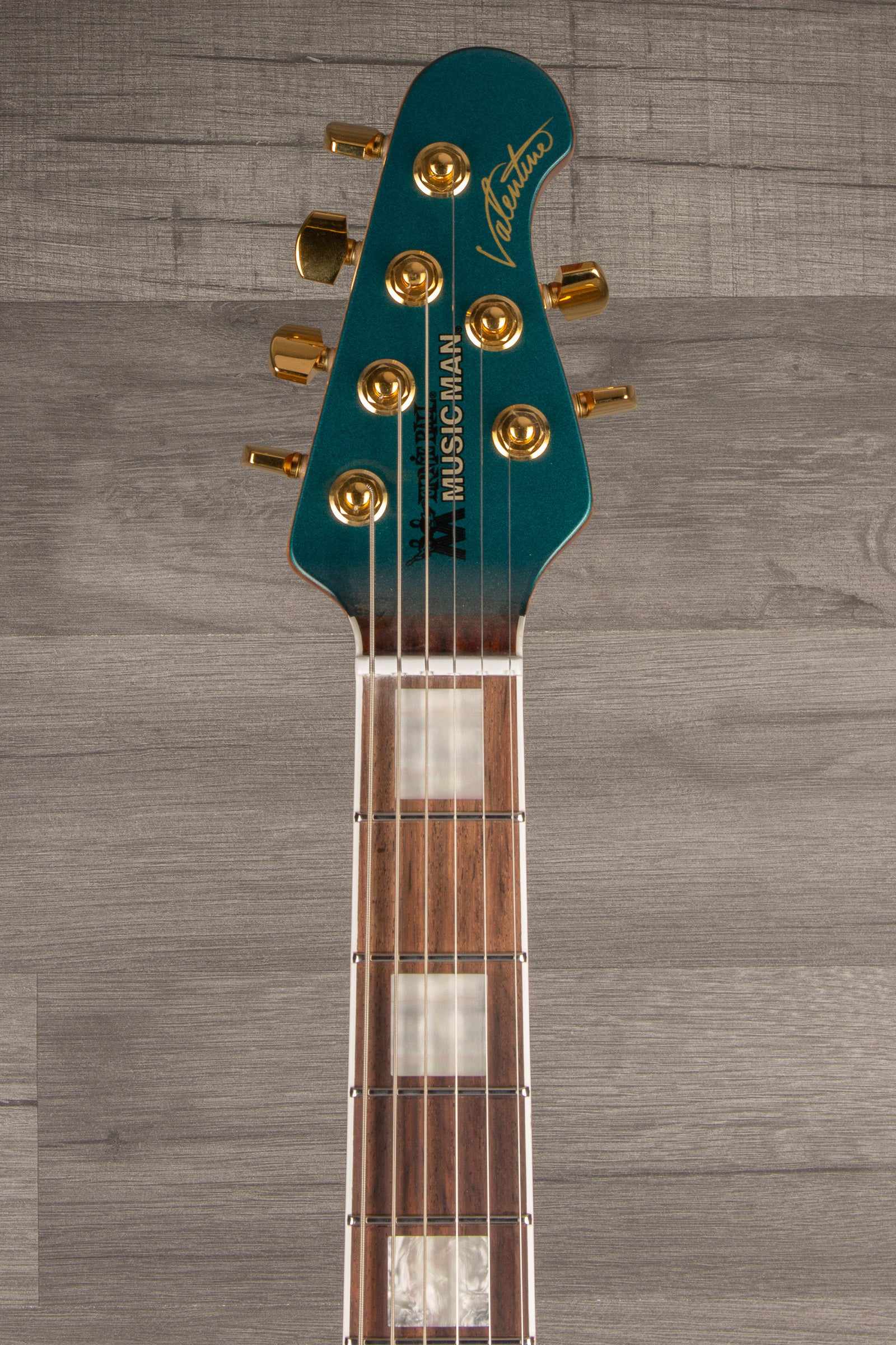 Musicman BFR Valentine Electric Guitar - Pine Green with Roasted Maple Neck