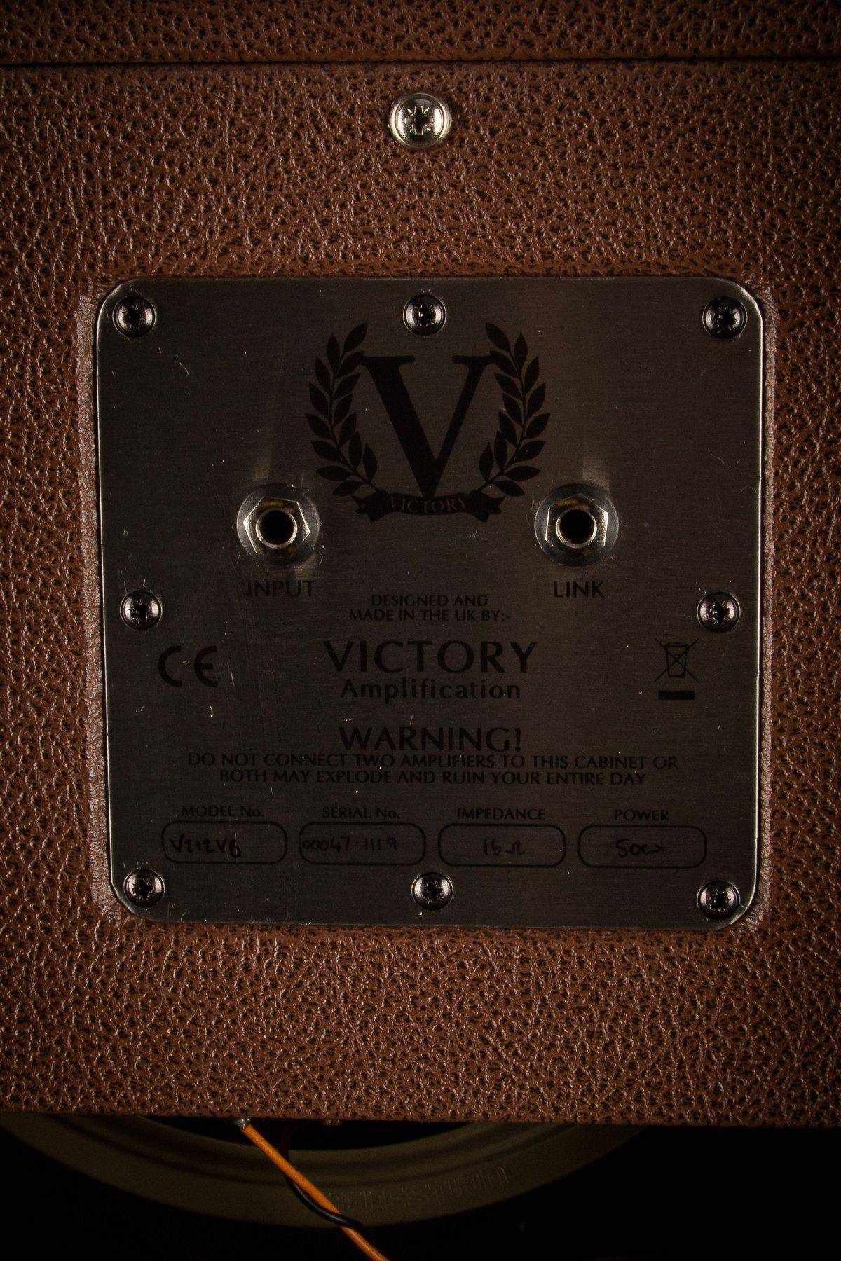 Victory Guitar Amplifier - V212-VB Vertical 2x12" Open Back Cab (Brown)