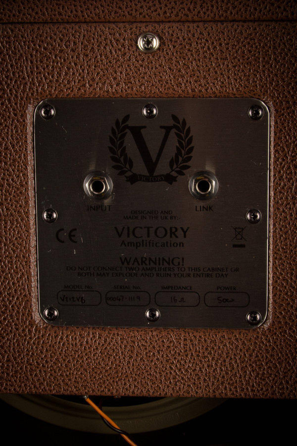 Victory V212-VB Vertical 2x12" Open Back Cab in Brown - MusicStreet