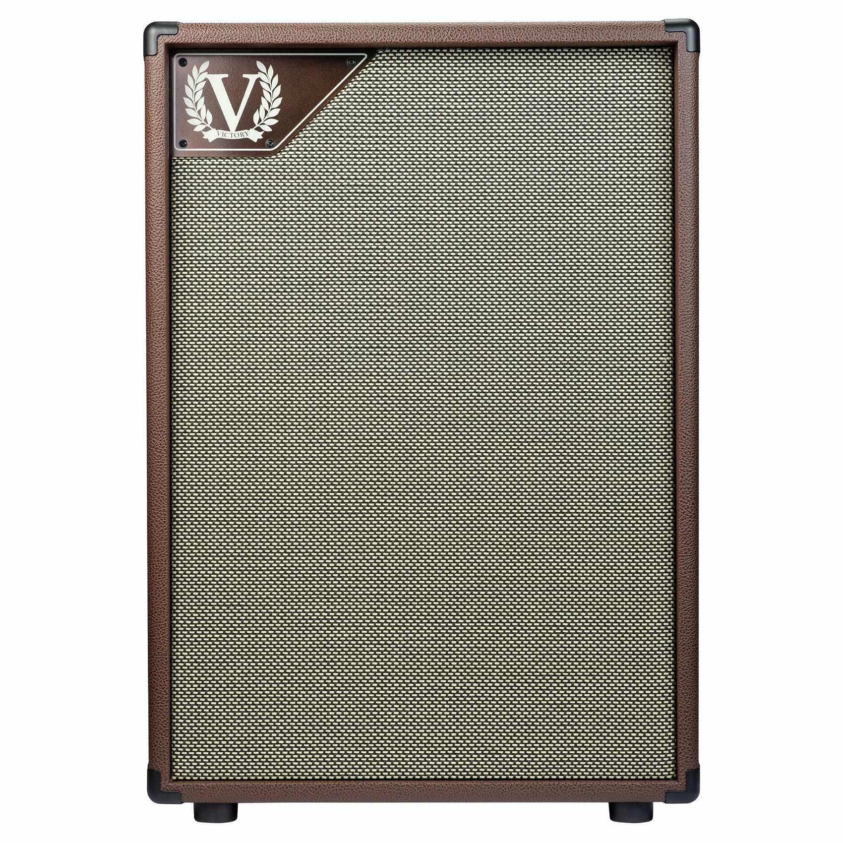 Victory Guitar Amplifier - V212-VB Vertical 2x12" Open Back Cab (Brown)