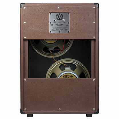 Victory Guitar Amplifier - V212-VB Vertical 2x12" Open Back Cab (Brown)