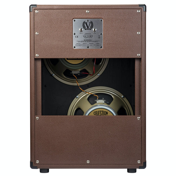 Victory Amplifier Victory V212-VB Vertical 2x12" Open Back Cab in Brown