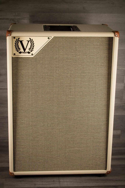 Victory Guitar Amplifier - V212-VCD Vertical 2x12" Open Back Cab (Cream)
