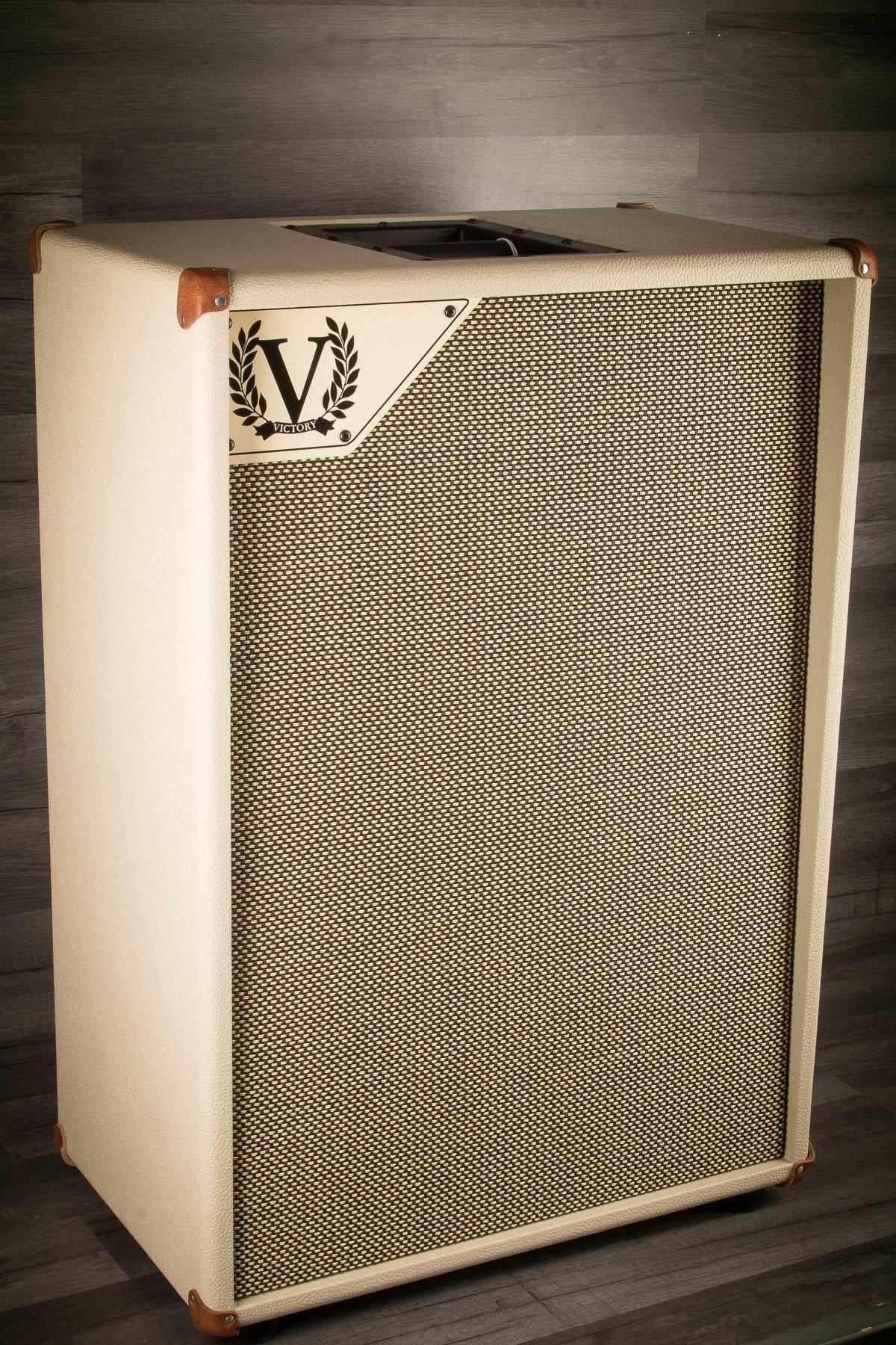 Victory Guitar Amplifier - V212-VCD Vertical 2x12" Open Back Cab (Cream)