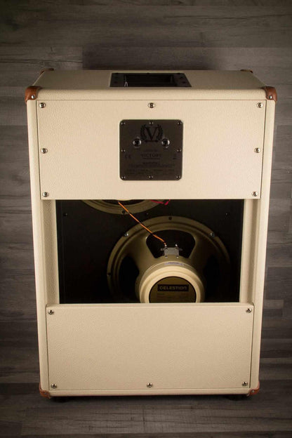 Victory Guitar Amplifier - V212-VCD Vertical 2x12" Open Back Cab (Cream)