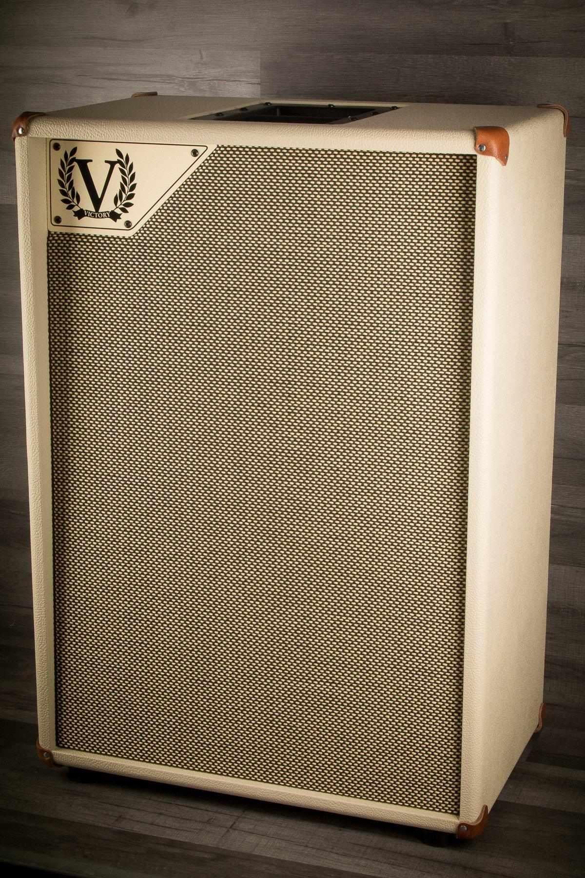 Victory Guitar Amplifier - V212-VCD Vertical 2x12" Open Back Cab (Cream)