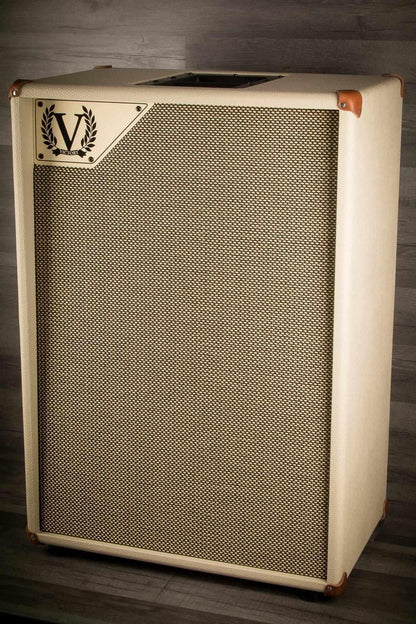Victory Guitar Amplifier - V212-VCD Vertical 2x12" Open Back Cab (Cream)