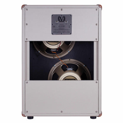 Victory Guitar Amplifier - V212-VCD Vertical 2x12" Open Back Cab (Cream)
