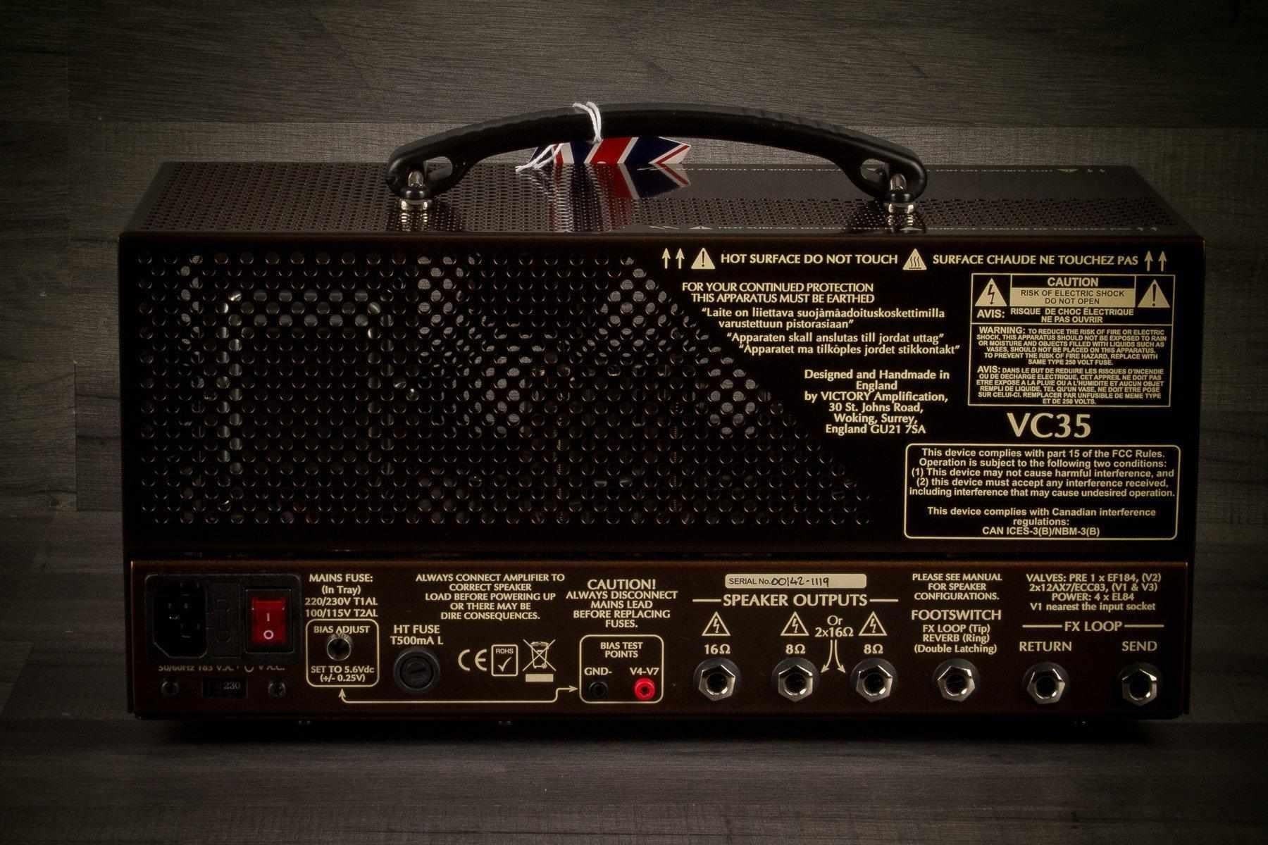 Victory VC35 The Copper Guitar Amplifier Head