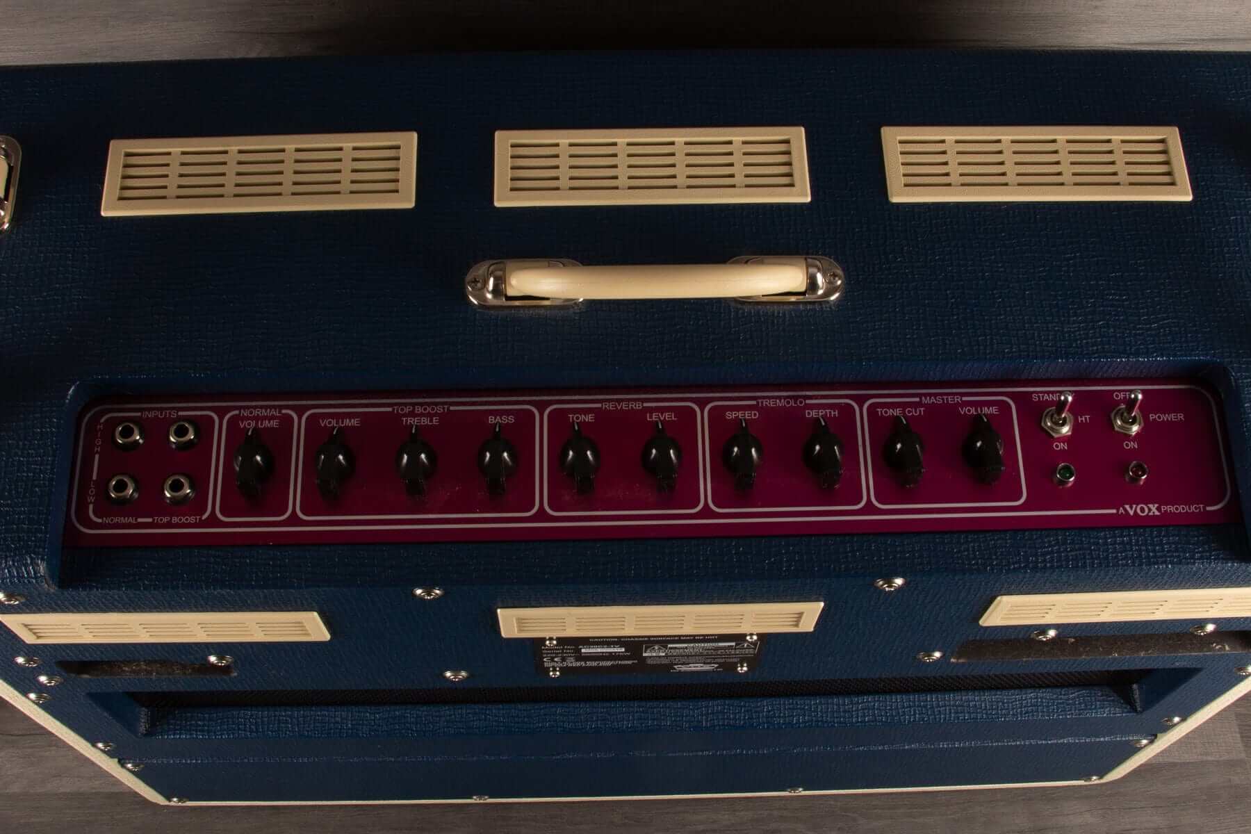 USED - VOX AC30C2-TV-BC Ltd Edition TWO-TONE TV FRONT