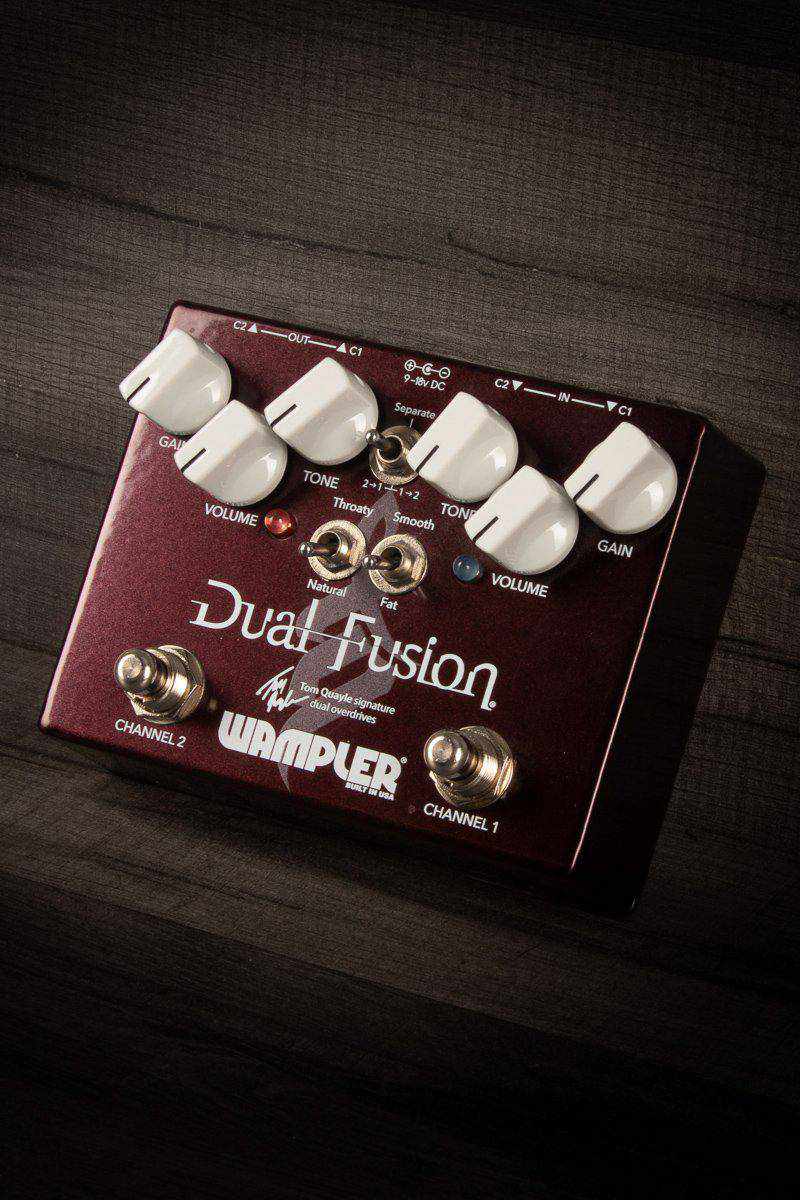 Wampler Pedals Dual Fusion Tom Quayle Signature Series Overdrive Pedal - MusicStreet