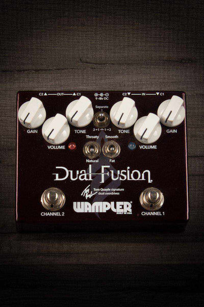 Wampler Pedals Dual Fusion Tom Quayle Signature Series Overdrive Pedal