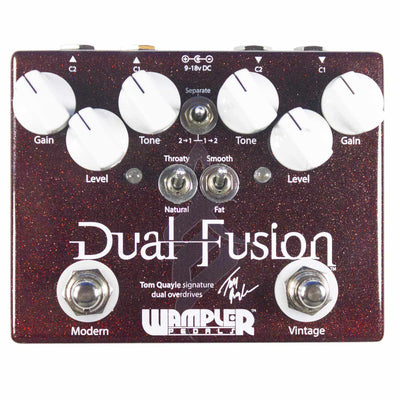 Wampler Pedals Dual Fusion Tom Quayle Signature Series Overdrive Pedal