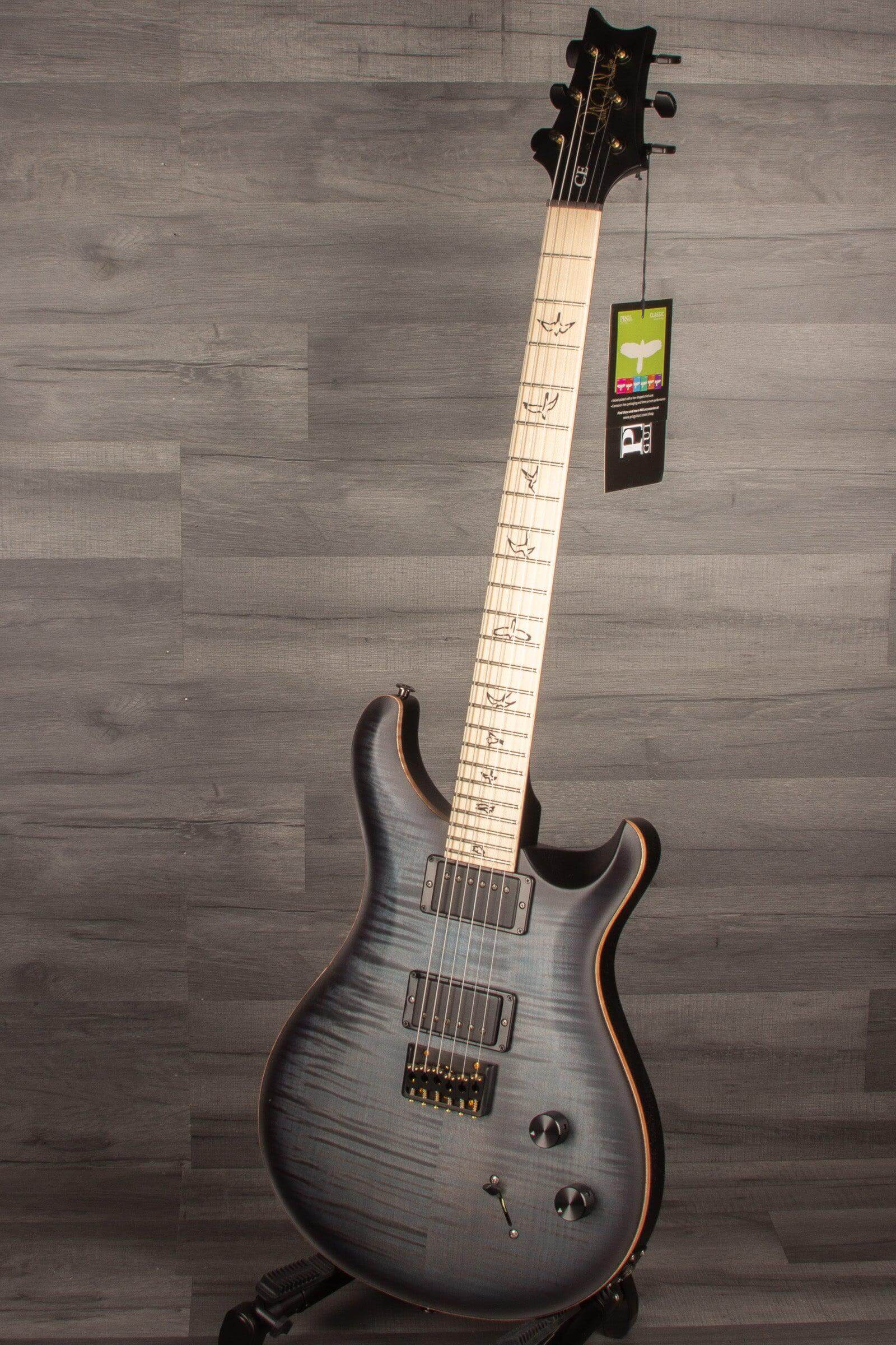 PRS CE24 Dustie Waring Signature Hardtail - Faded Blue Smokeburst s#0355605