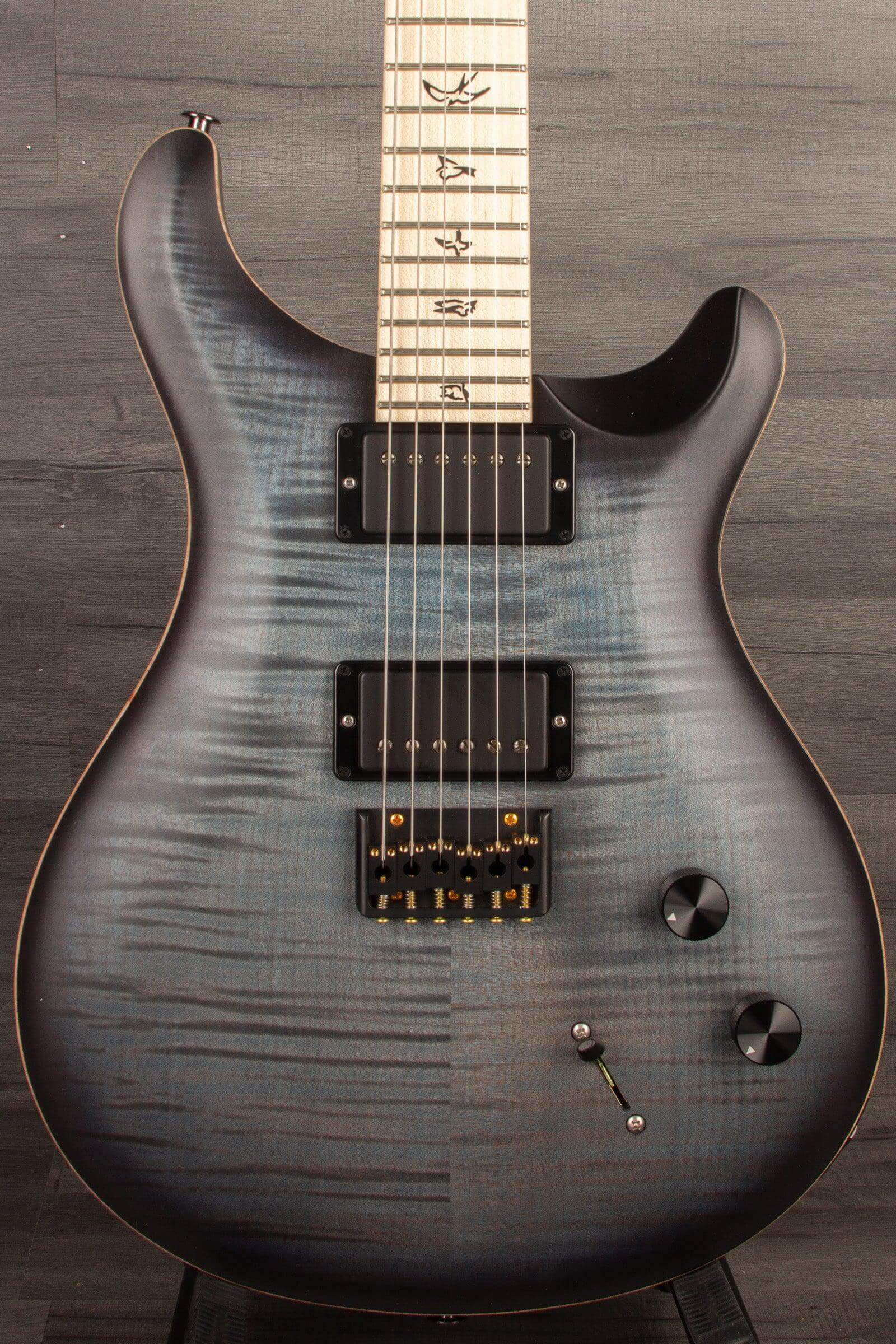 PRS CE24 Dustie Waring Signature Hardtail - Faded Blue Smokeburst s#0355605 - MusicStreet