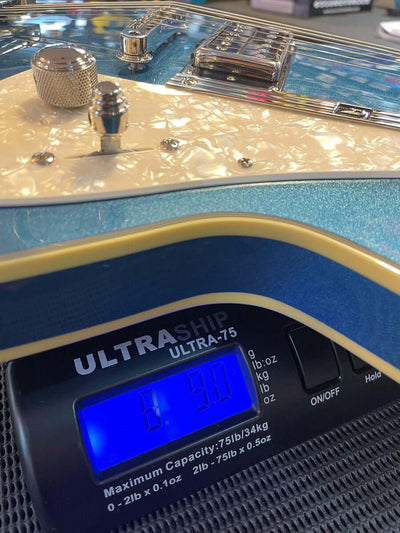 Duesenberg Fullerton Elite Electric Guitar Catalina Blue With Hard Case