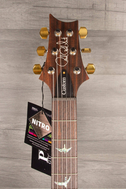PRS Wood Library Custom 22 Orange Fade Quilt Top - solid Rosewood neck