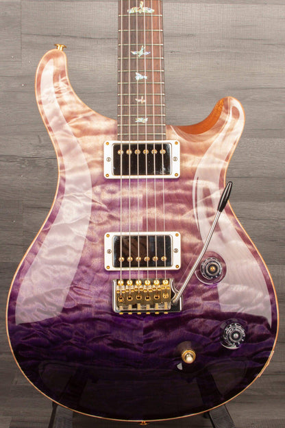 PRS Wood Library Custom 22 Purple Fade Quilt top - solid Rosewood neck