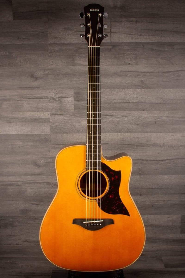 Yamaha Acoustic Guitar Yamaha A3M Are Acoustic Guitar - Vintage Natural