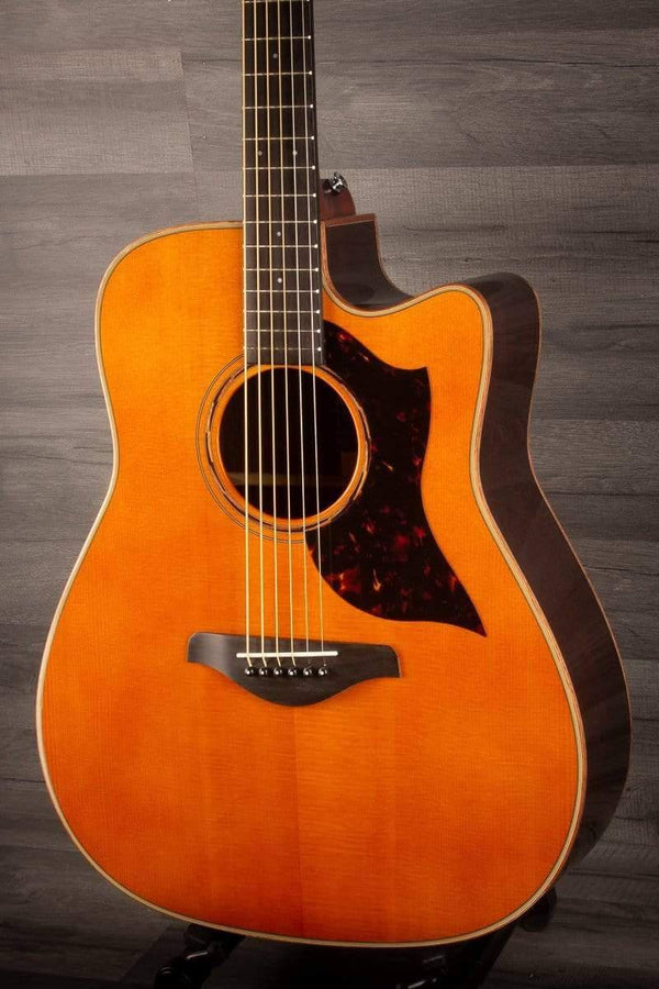 Yamaha Acoustic Guitar Yamaha A3R Are Acoustic Guitar - Vintage Natural