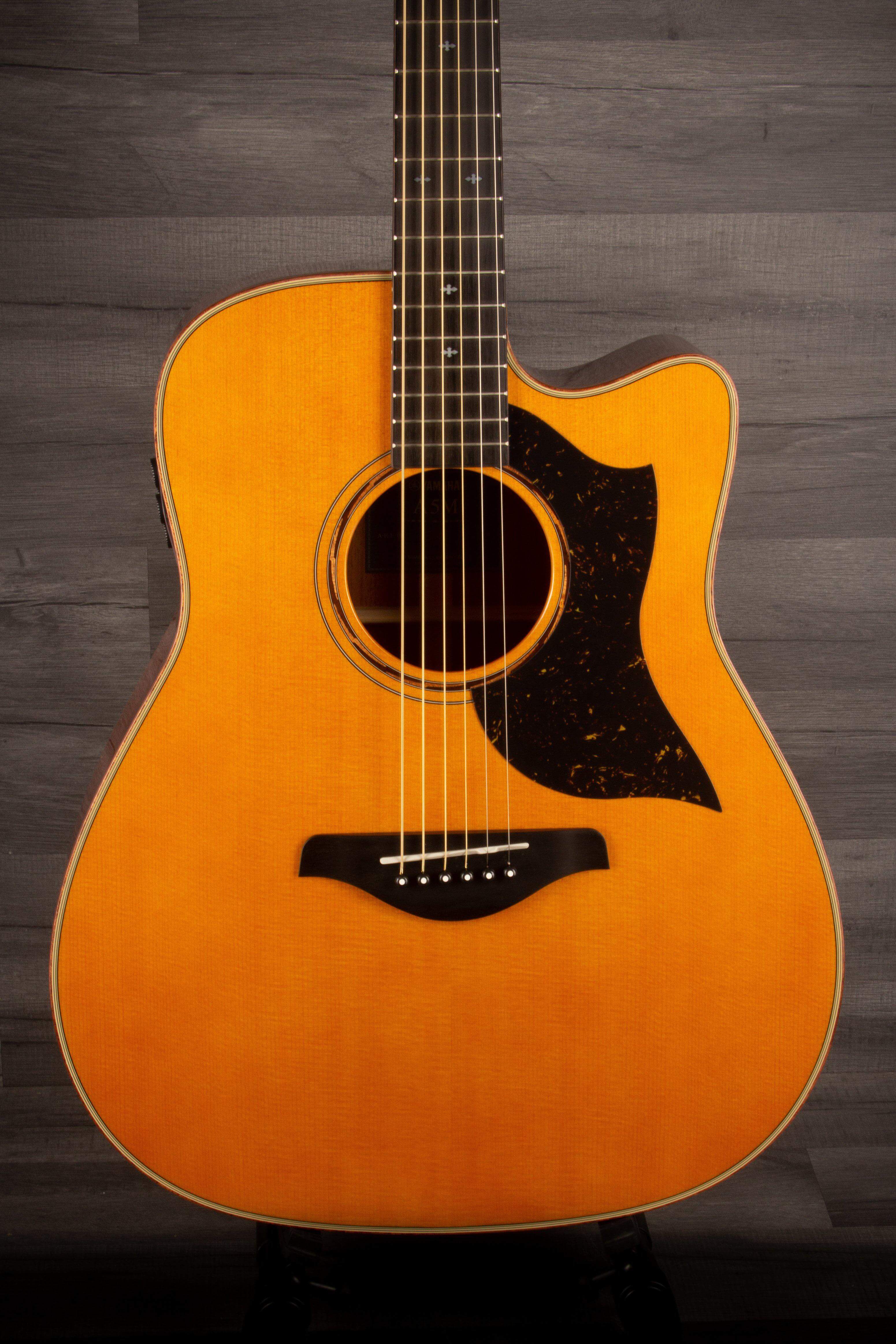 Yamaha A5M Acoustic Guitar - Vintage Natural