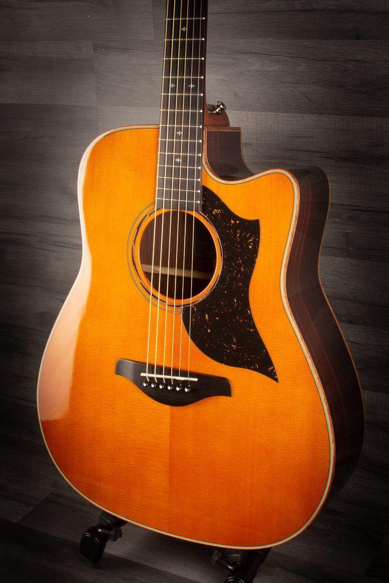 Yamaha Acoustic Guitar Yamaha A5R ARE Acoustic Guitar - Vintage Natural