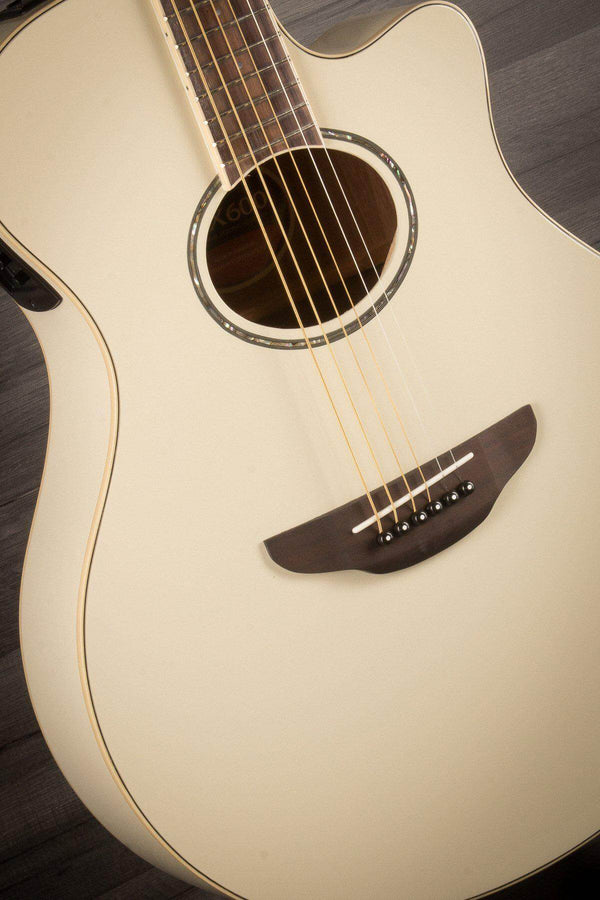 Yamaha Acoustic Guitar Yamaha APX600 Electro Acoustic - Vintage White
