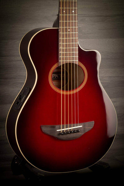 Yamaha APXT2 Dark Red Burst Travel Guitar