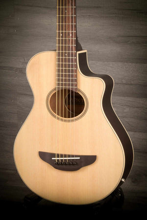 Yamaha APXT2 Travel Acoustic Guitar - Natural - Set Up by MusicStreet