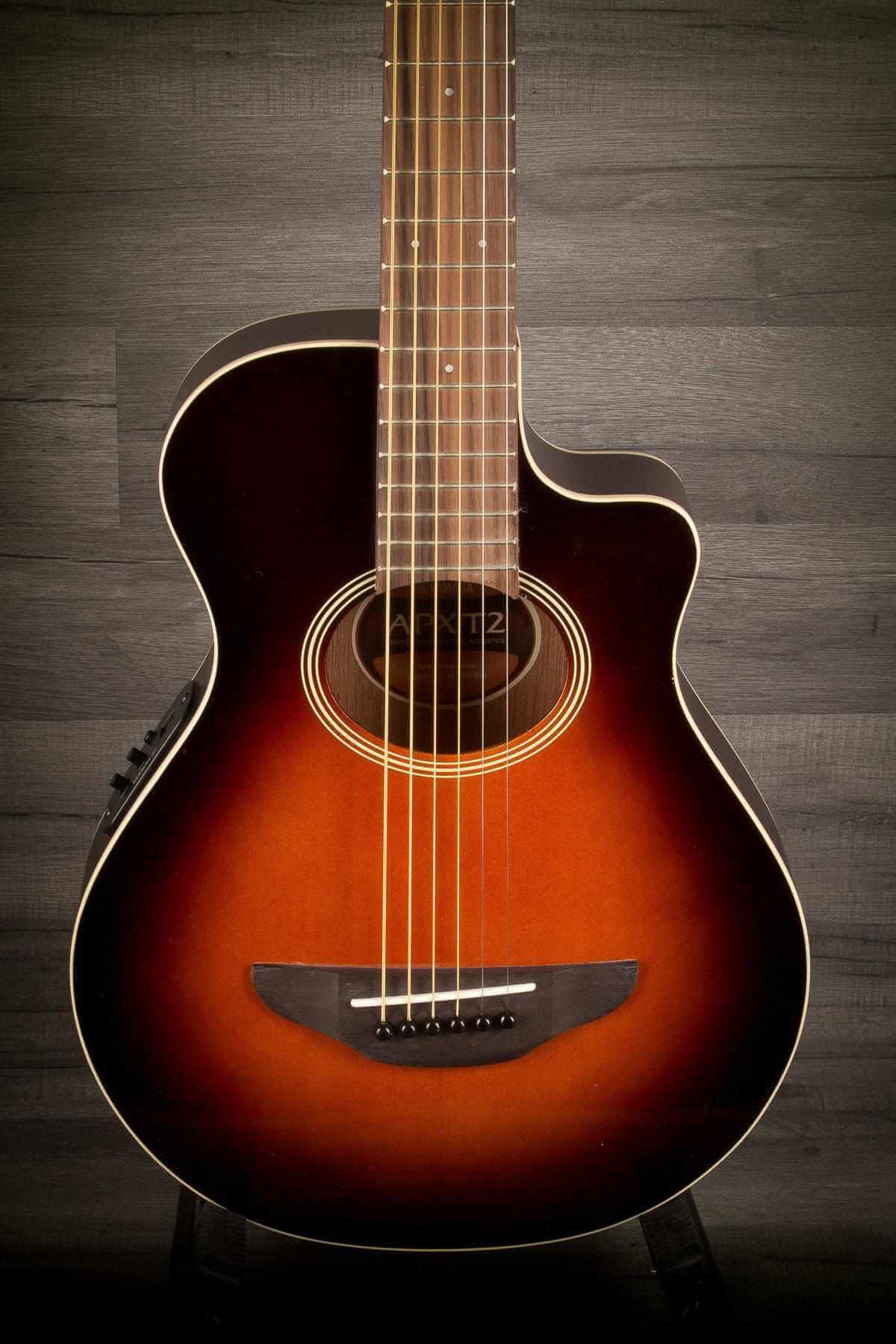 Yamaha APXT2 Travel Acoustic Guitar - Old Violin Sunburst