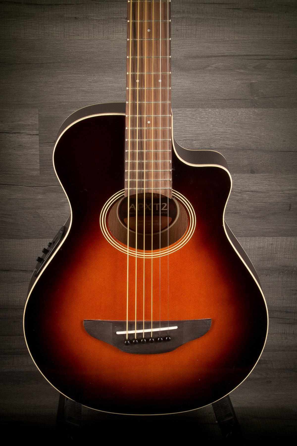 Yamaha Acoustic Guitar Yamaha APXT2 Travel Acoustic Guitar - Old Violin Sunburst