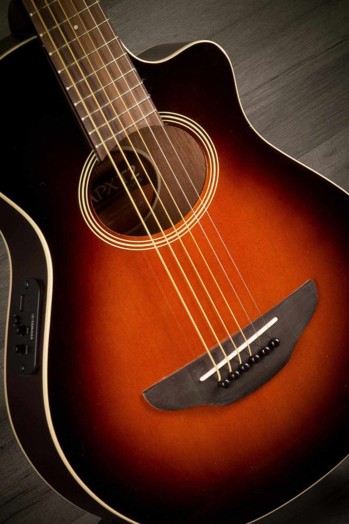 Yamaha APXT2 Travel Acoustic Guitar - Old Violin Sunburst