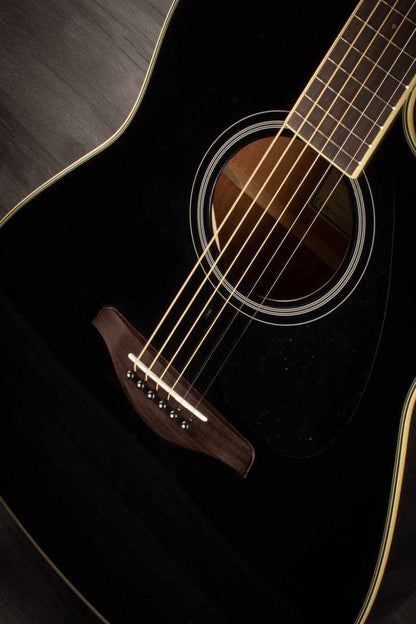 Yamaha TransAcoustic FGC-TA Electro Acoustic Cutaway, Black