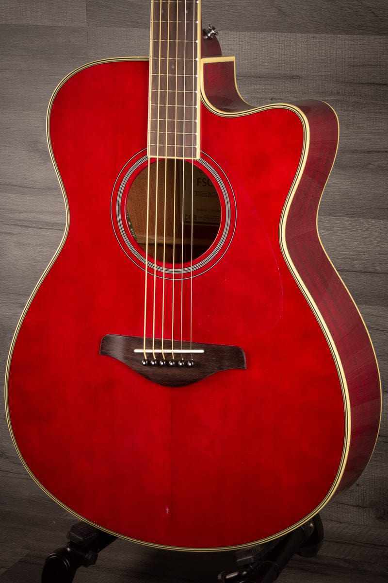 Yamaha FSC-TA Ruby Red Acoustic Guitar