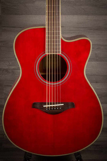 Yamaha FSC-TA Ruby Red Acoustic Guitar