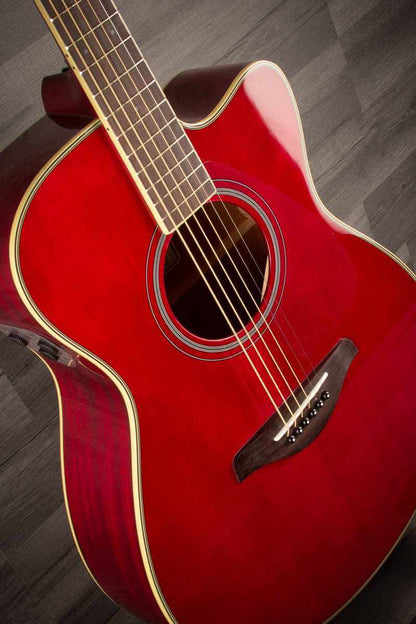 Yamaha FSC-TA Ruby Red Acoustic Guitar