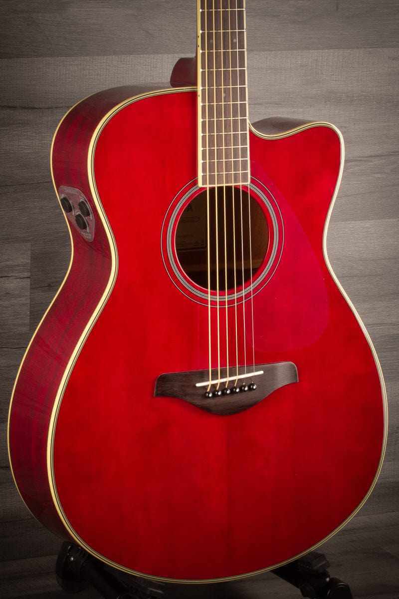 Yamaha FSC-TA Ruby Red Acoustic Guitar