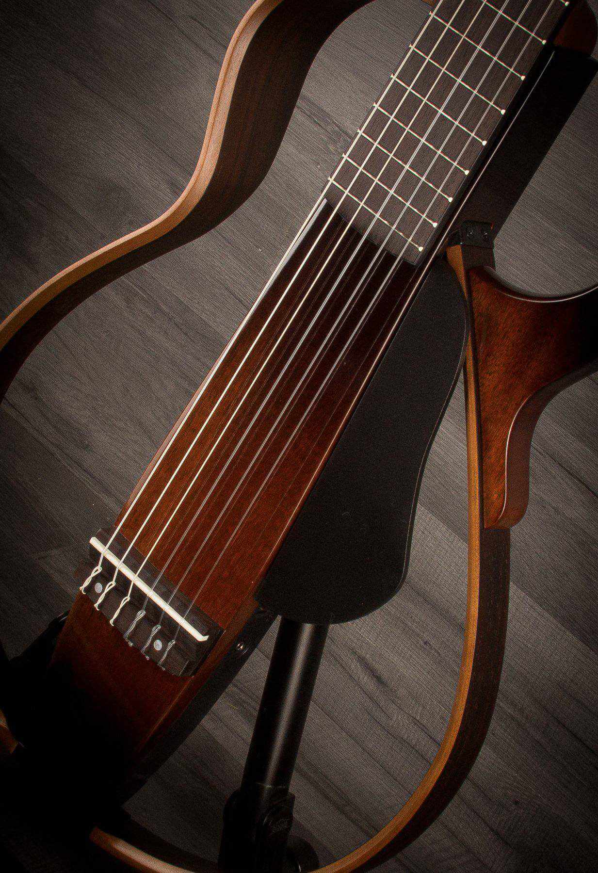 Yamaha SLG200N Nylon Silent Guitar - Tobacco Sunburst