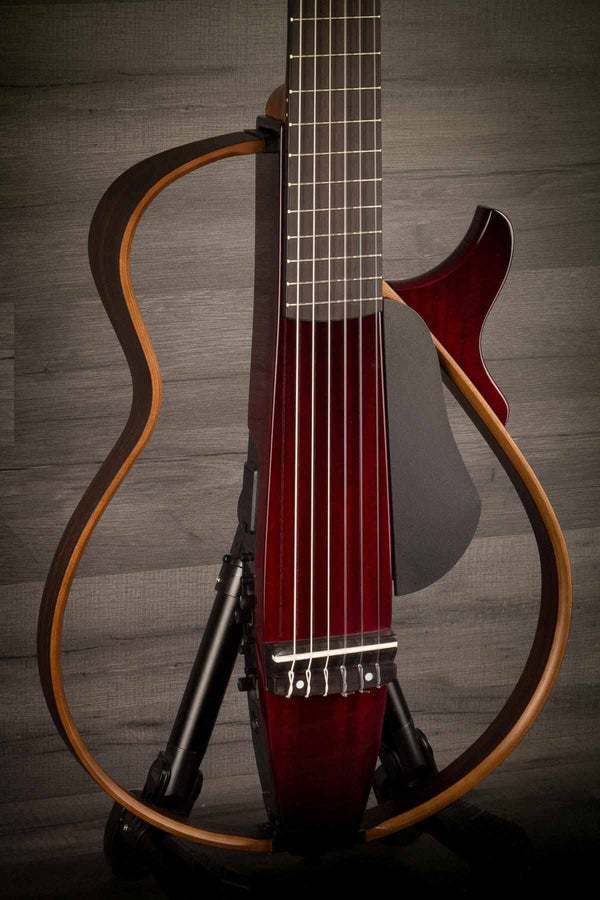 Yamaha Acoustic Guitar Yamaha SLG200N Silent Nylon String Crimson Red Burst
