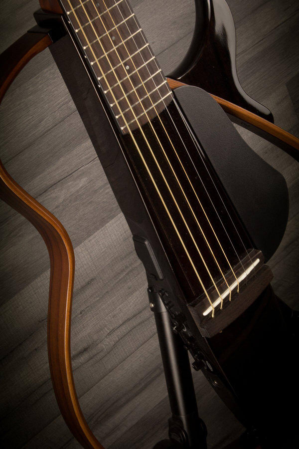 Yamaha Acoustic Guitar Yamaha SLG200S Silent Guitar Steel - Black