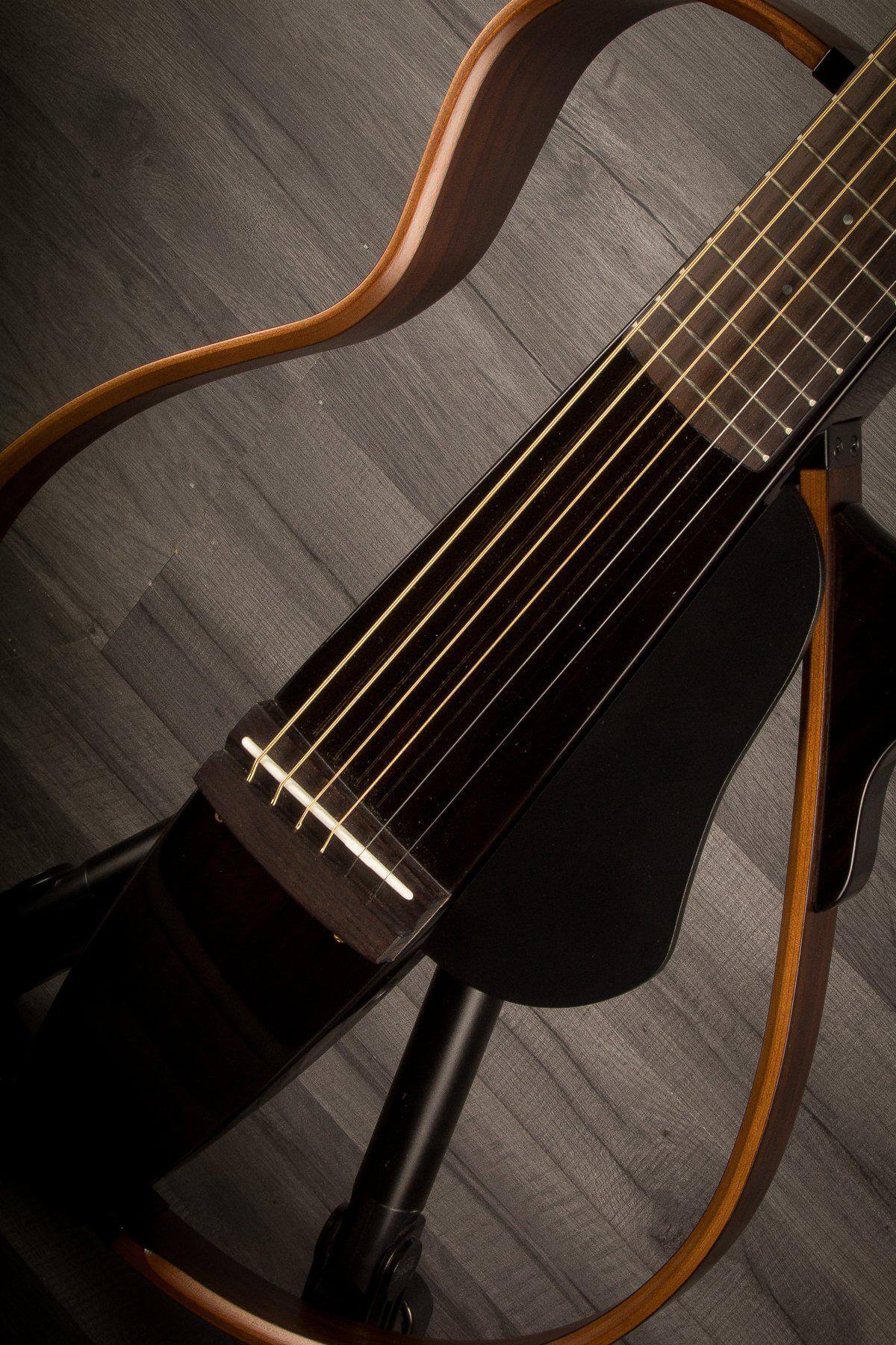 Yamaha SLG200S Silent Guitar Steel - Black