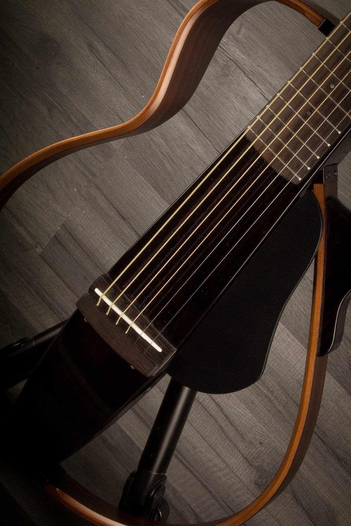 Yamaha SLG200S Silent Guitar Steel - Black