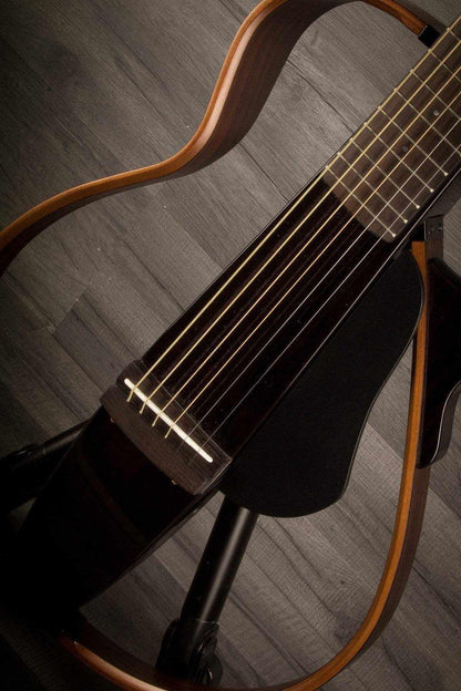 Yamaha SLG200S Silent Guitar Steel - Black