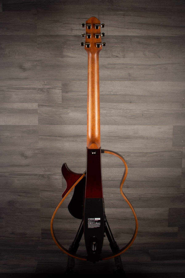 Yamaha Acoustic Guitar Yamaha SLG200S Silent Guitar Steel - Crimson Red Burst