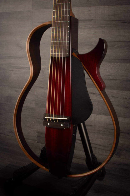 Yamaha SLG200S Silent Guitar Steel - Crimson Red Burst