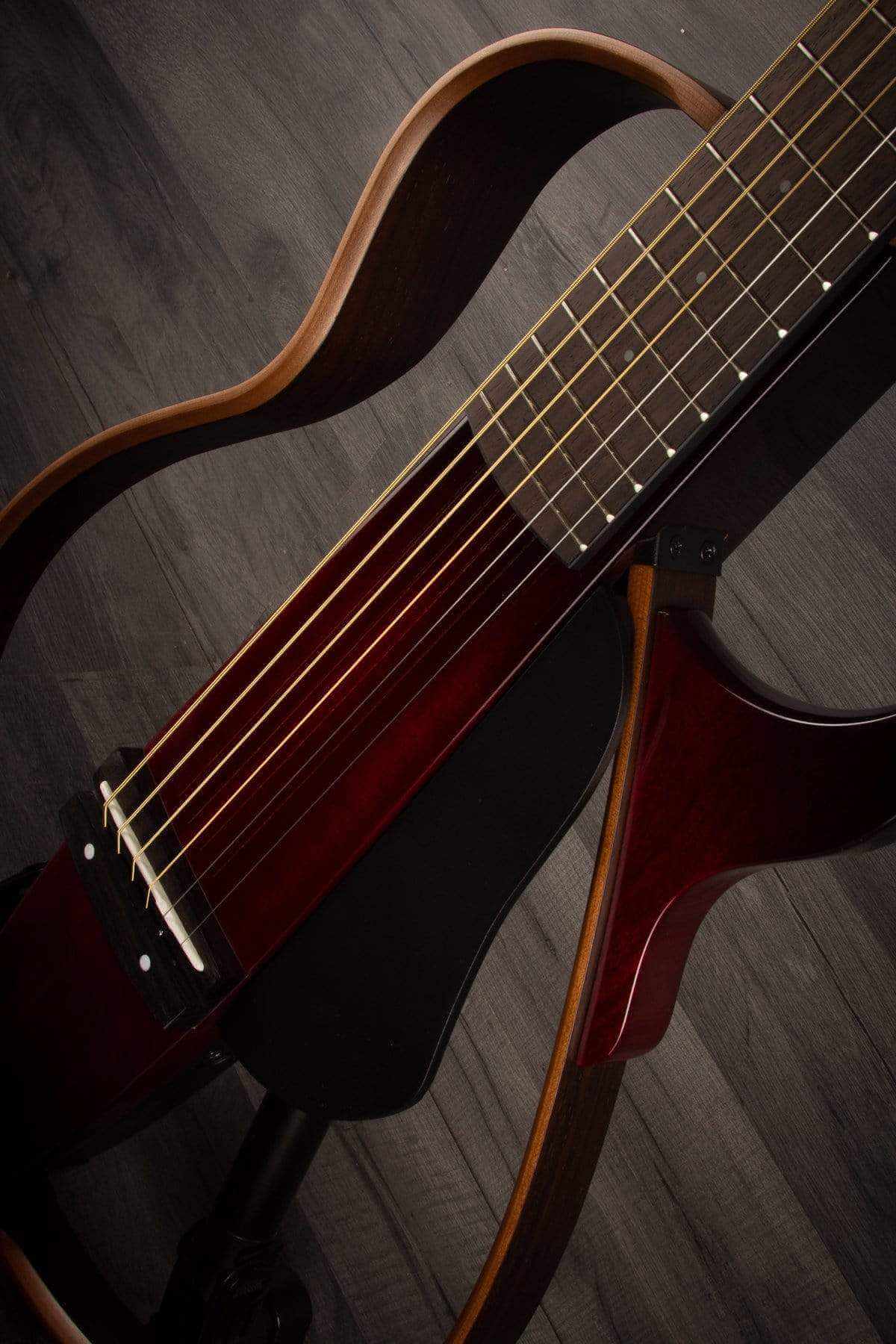 Yamaha SLG200S Silent Guitar Steel - Crimson Red Burst