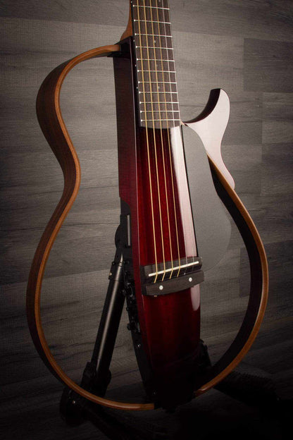 Yamaha SLG200S Silent Guitar Steel - Crimson Red Burst