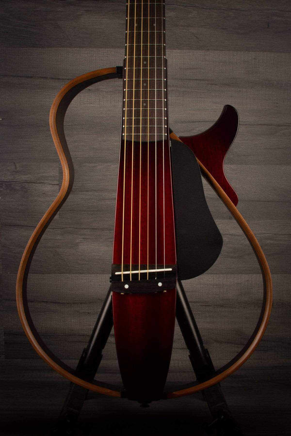 Yamaha SLG200S Silent Guitar Steel - Crimson Red Burst