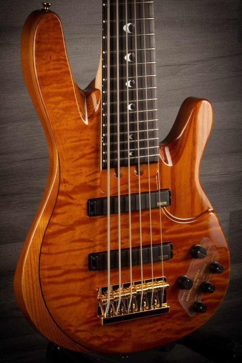 B Stock - Yamaha TRBJP2 'John Patitucci' 6-String Bass Guitar in Amber finish
