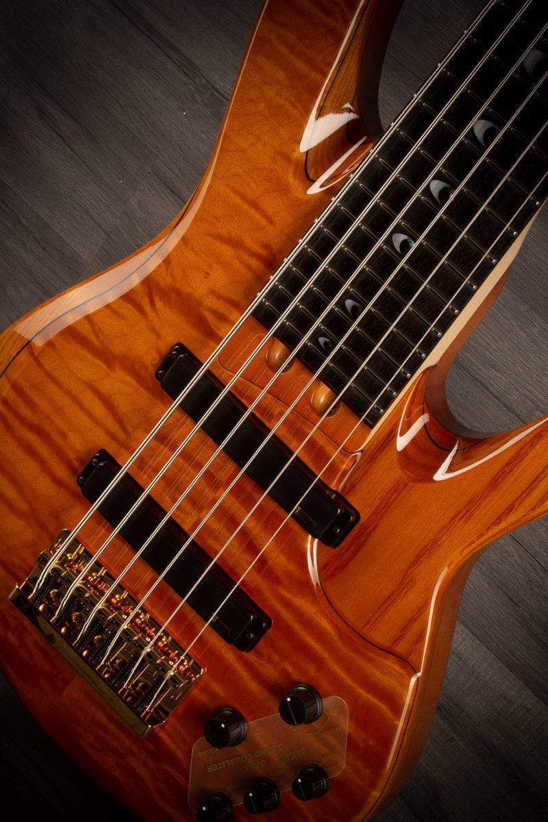 B Stock - Yamaha TRBJP2 'John Patitucci' 6-String Bass Guitar in Amber finish